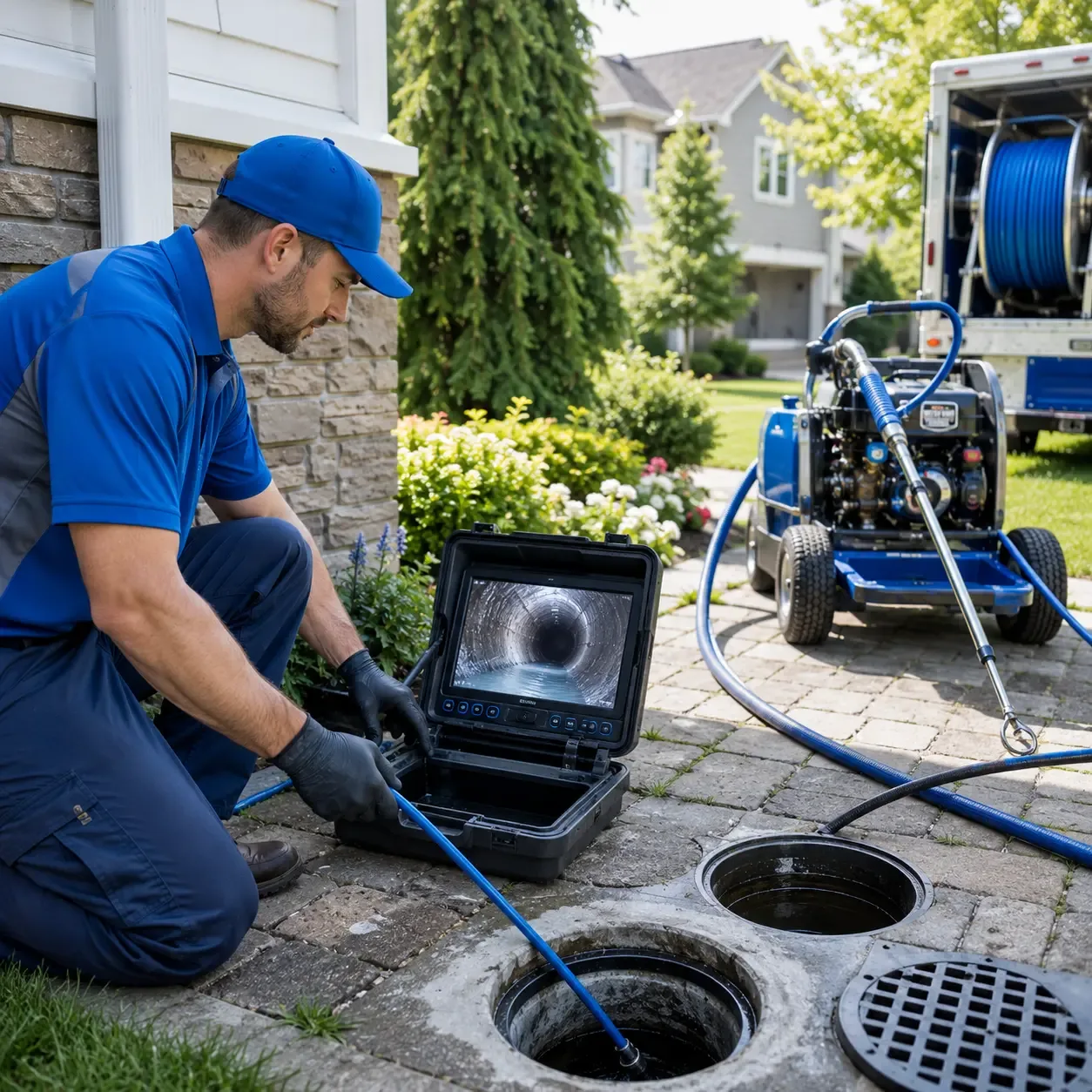Outdoor drain cleaning professionals serving Jacksonville, VT
